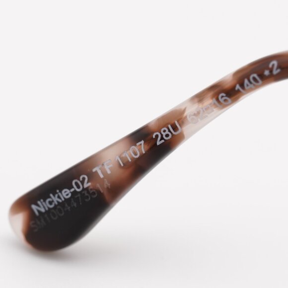 Tom Ford Nickie-02 FT1107 28U Sunglasses Gold Butterfly Frame, Bordeaux Lenses main image 8
